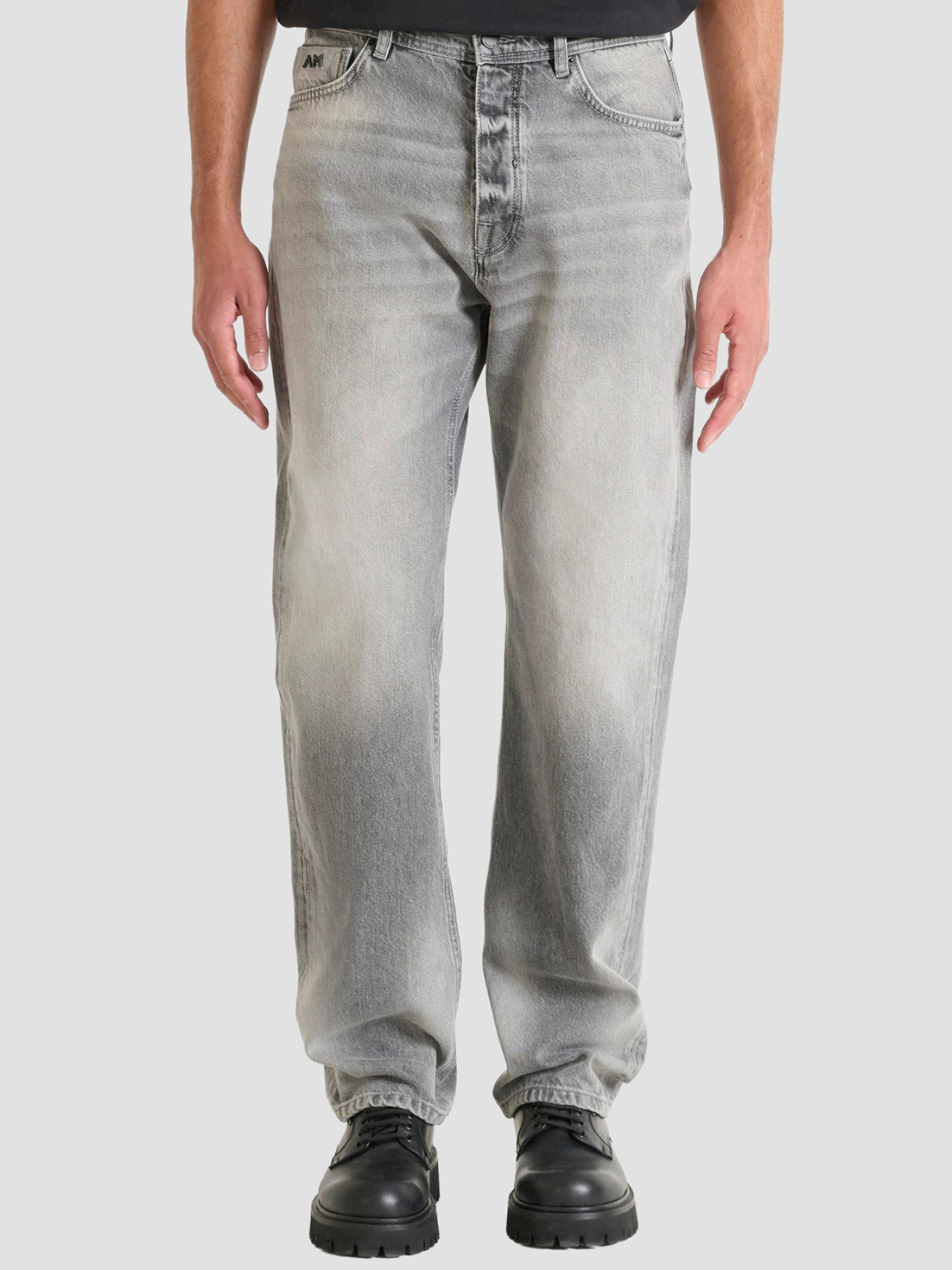 Мужские серые джинсы модель MMDT00295.FA700160;9000 Фото
