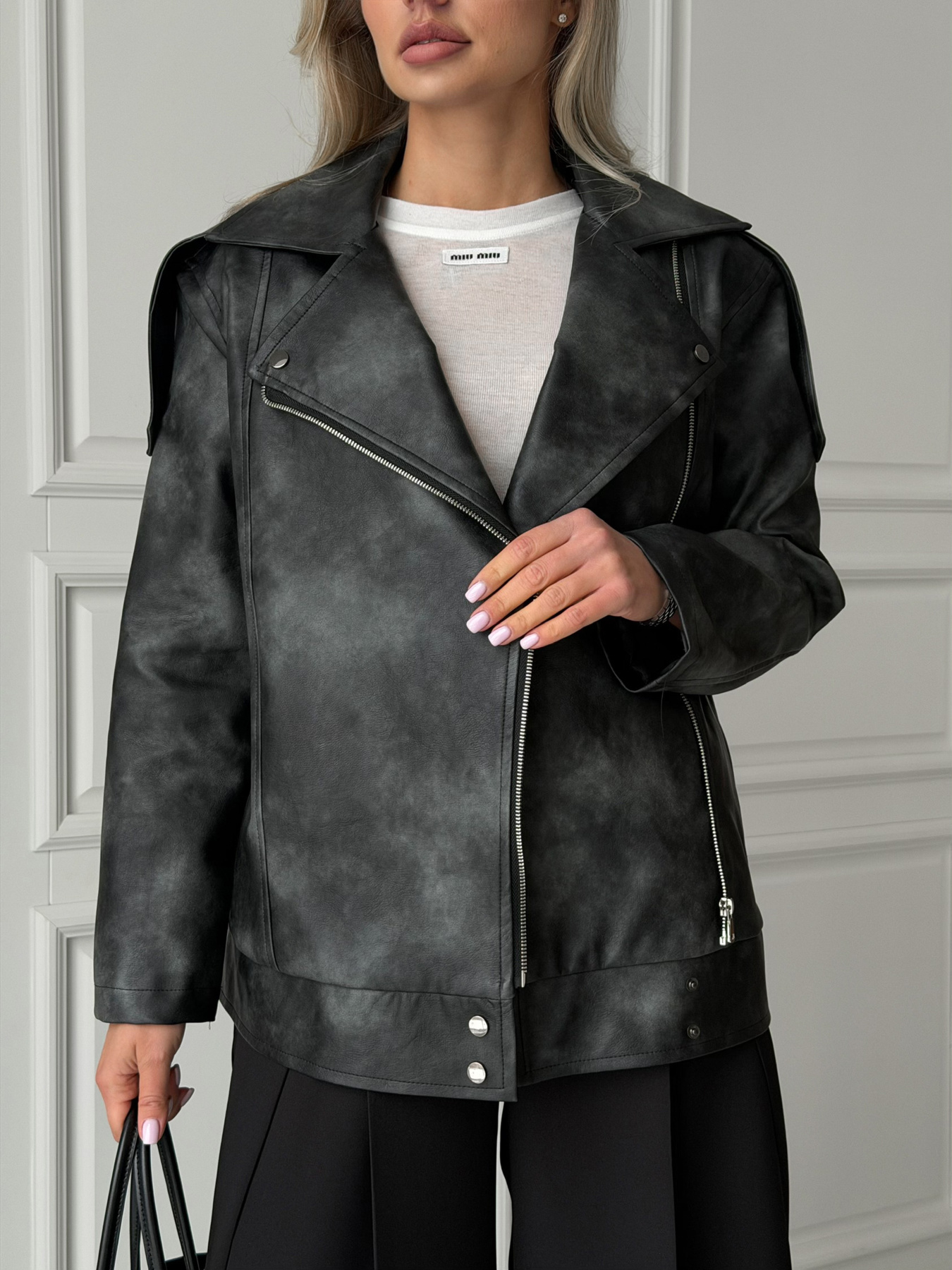 Куртка Діса графіт модель Dica_grafit Фото