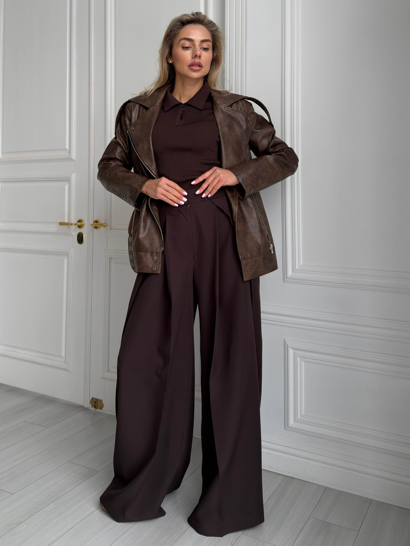 Куртка Діса шоколад модель Dica_chokol Фото