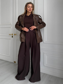 Куртка Діса шоколад модель Dica_chokol Фото