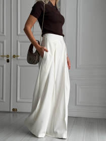 Брюки Венда молоко модель Bryuki_Venda_bile Фото