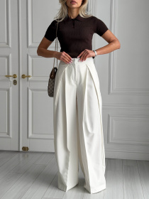 Брюки Венда молоко модель Bryuki_Venda_bile Фото