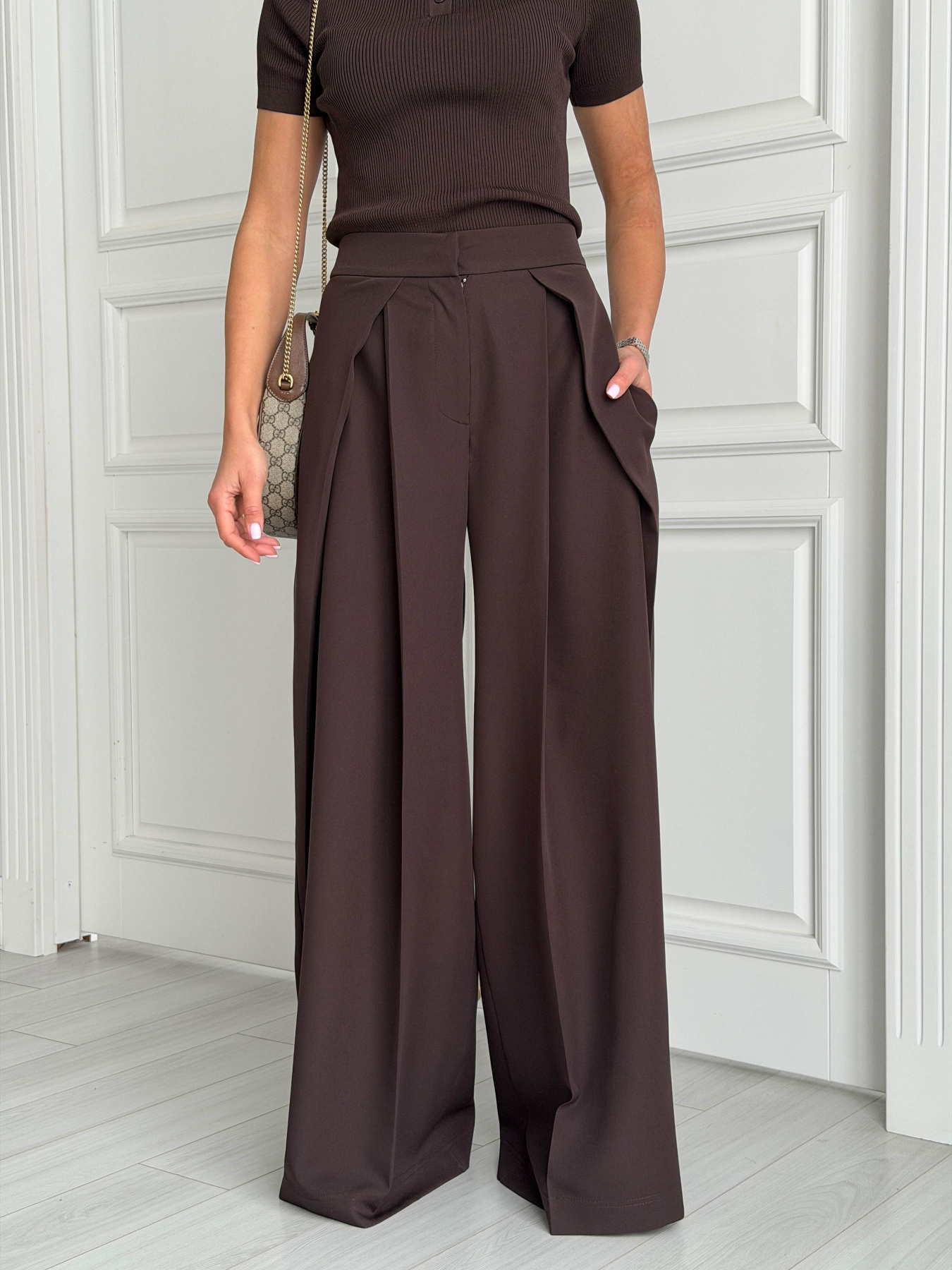 Брюки Венда шоколад модель Bryuki_Venda_shoko Фото