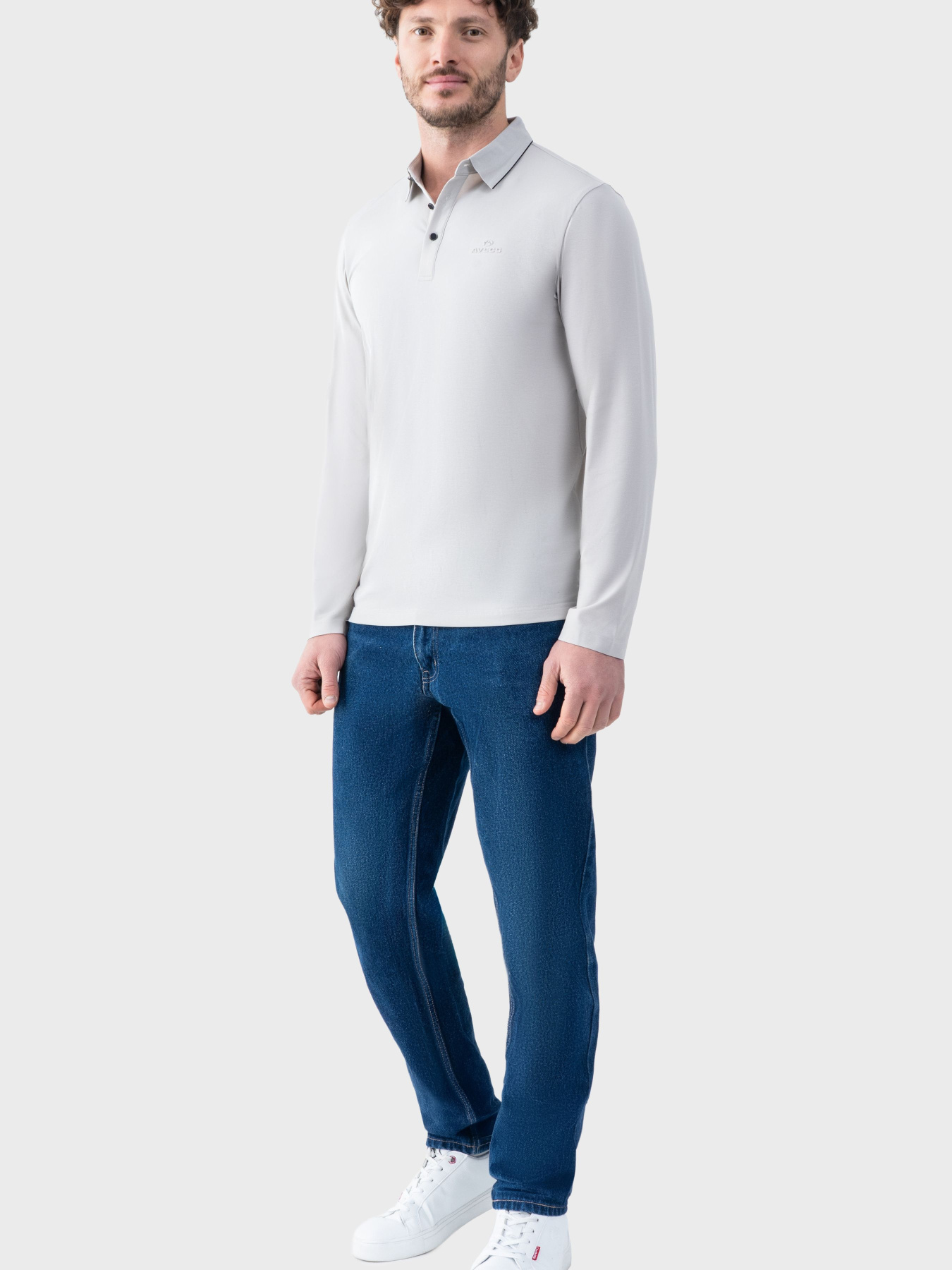 Лонгслив-поло AVECS модель 30590-15 Фото