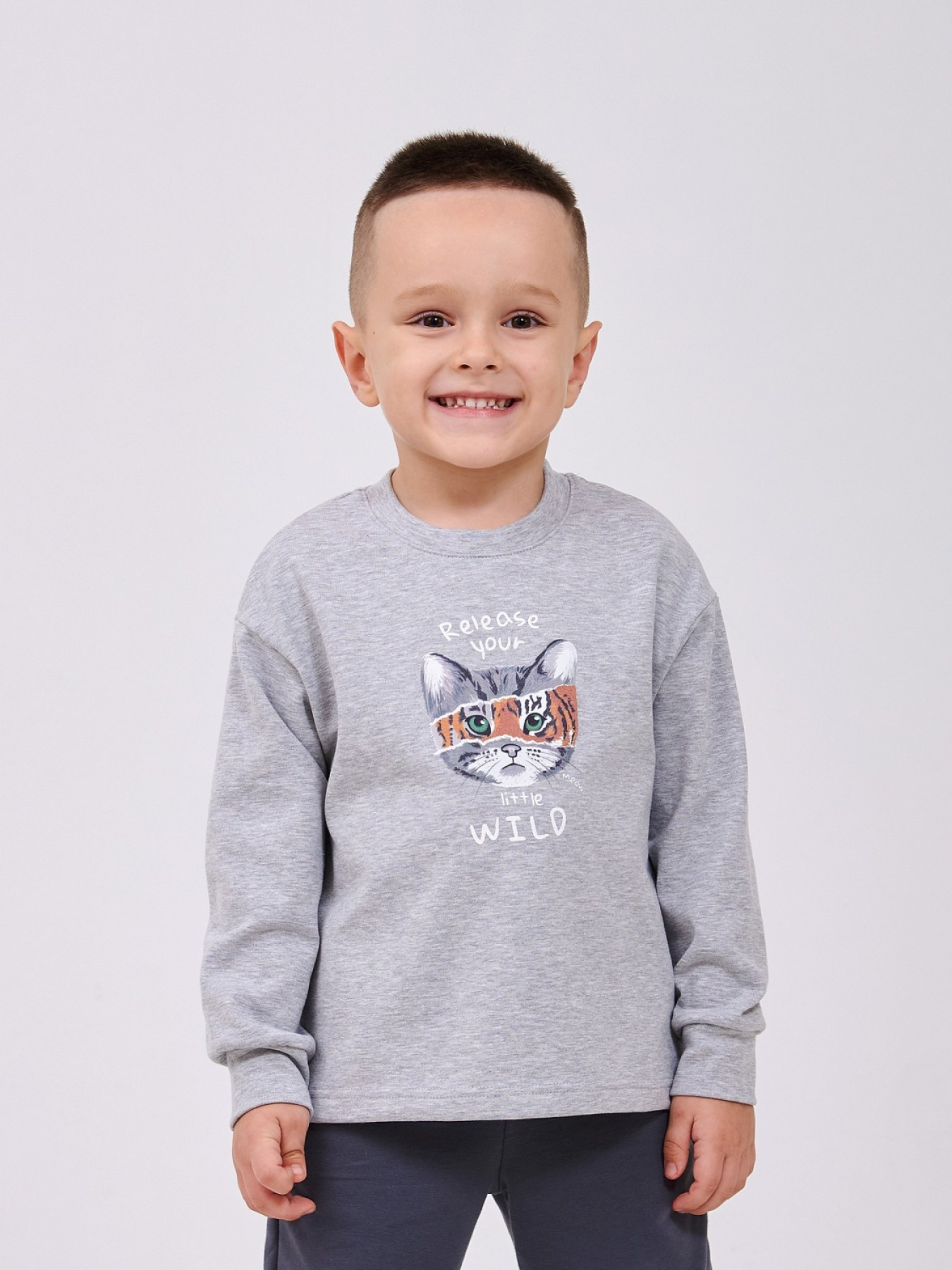 Худи и свитшоты SMIL модель smil_116750-1-seryj-melanz Фото