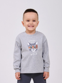 Худи и свитшоты SMIL модель smil_116750-1-seryj-melanz Фото