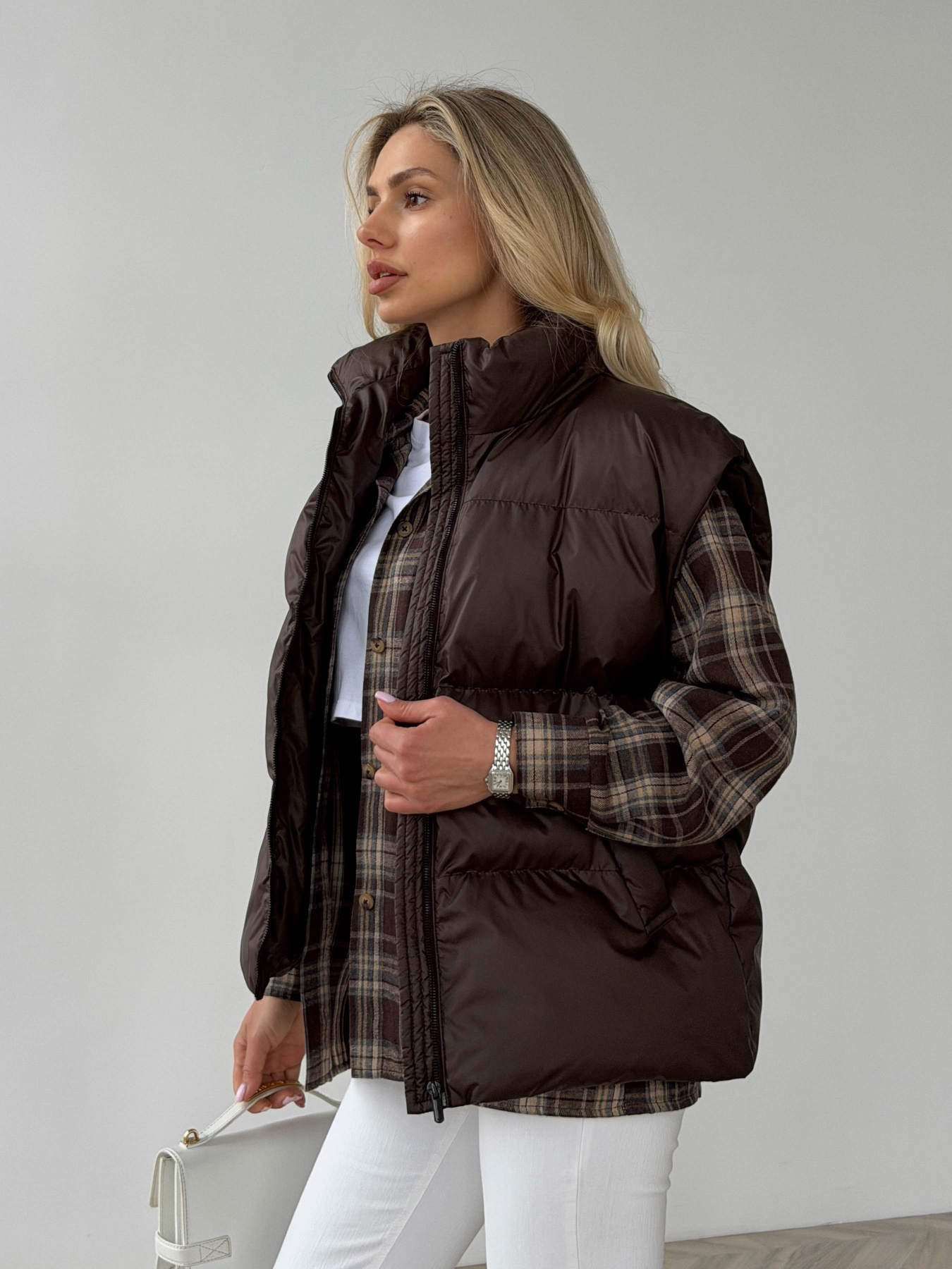 Куртки и дубленки Jadone Fashion модель Ayvi_chocolate Фото