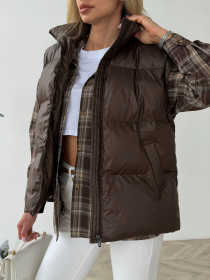Куртки и дубленки Jadone Fashion модель Ayvi_chocolate Фото