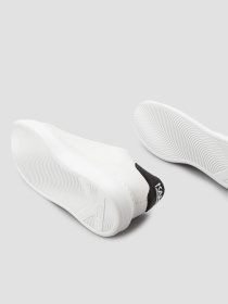 Мужские белые кожаные сникерcы модель 500470.855090;10 Фото