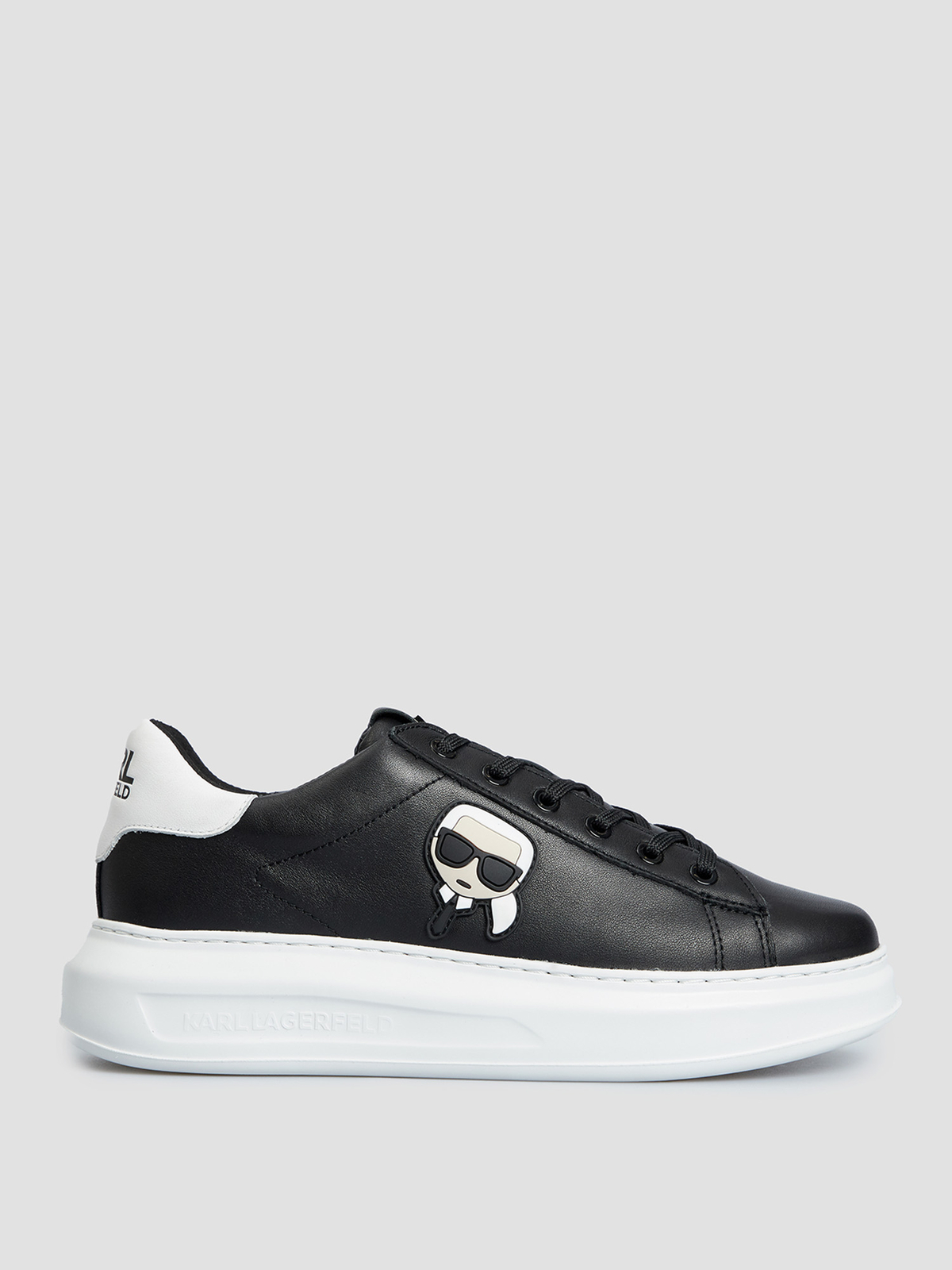 Шкіряні Чоловічі Кеди низькі Karl Lagerfeld  (500470.855090-990) колір чорний Karl Lagerfeld - купити в Україні
