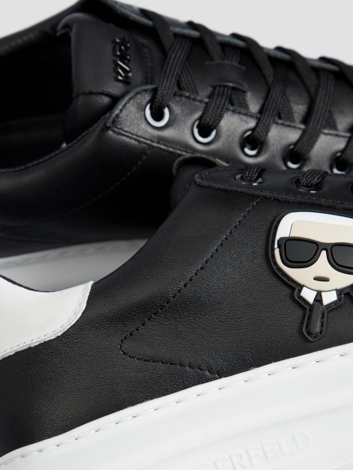 Мужские черные кожаные сникерcы модель 500470.855090;990 Фото