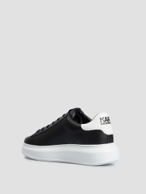 Мужские черные кожаные сникерcы модель 500470.855090;990 Фото