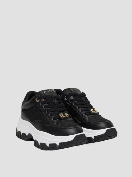 Кроссовки повседневные GUESS модель FLFBRT.ELE12;BLACK Фото