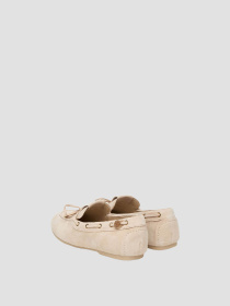 Жіночі бежеві замшеві мокасини модель FLPAIS.SUE14;BEIGE Жіночі бежеві замшеві мокасини модель FLPAIS.SUE14;BEIGE Фото