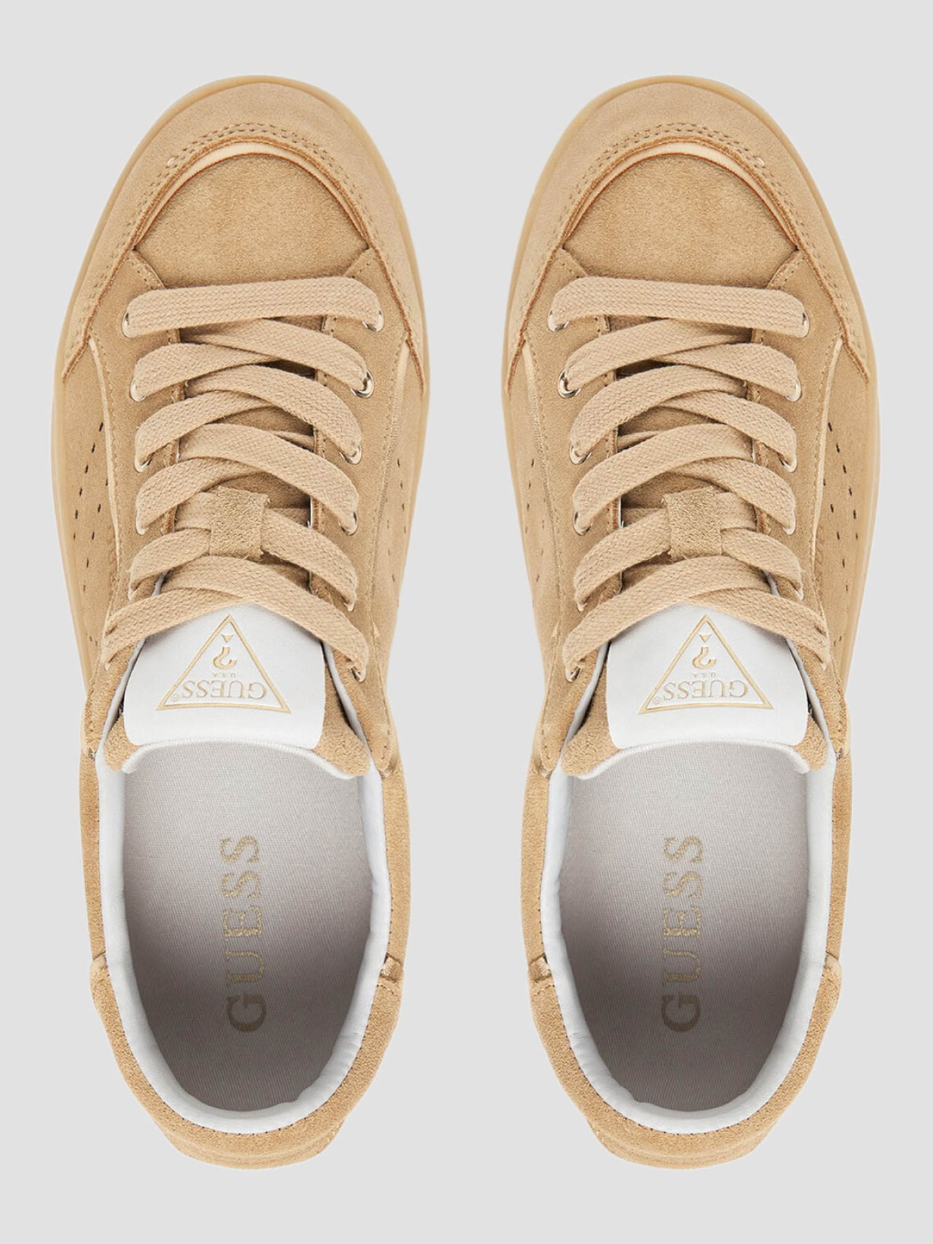 Кеди низькі GUESS модель FLPJHE.SUE12;BEIGE Фото