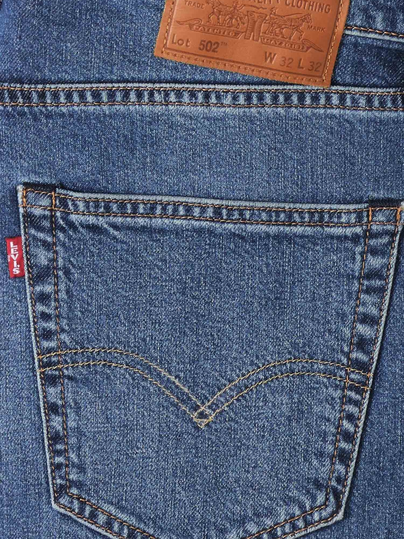 Мужские синие джинсы 502™ Taper модель 29507;1831 Фото