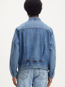 Мужская синяя джинсовая куртка модель A3174;0004 Мужская синяя джинсовая куртка модель A3174;0004 Фото