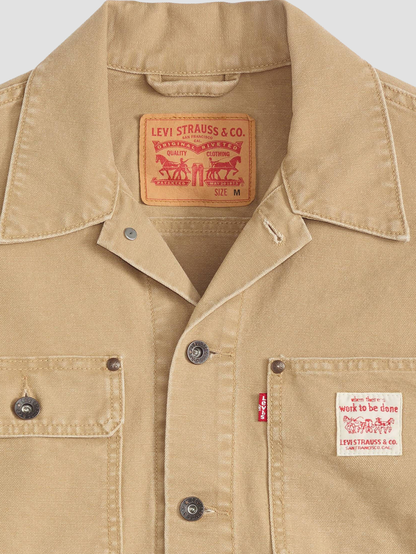 Чоловіча бежева джинсова куртка модель A4820;0023 Фото