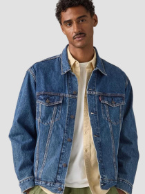 Чоловіча синя джинсова куртка модель A5782;0104 Фото