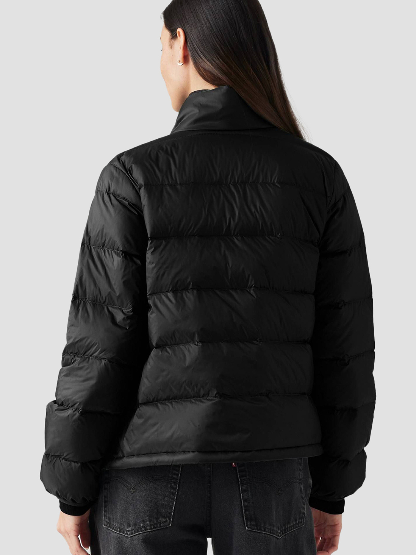 Жіноча чорна куртка модель A8320;0000 Фото