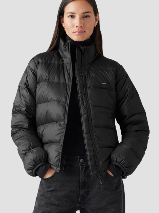 Жіноча чорна куртка модель A8320;0000 Фото