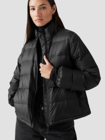 Жіноча чорна куртка модель A8320;0000 Фото