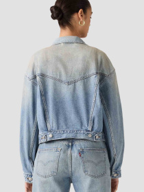 Жіноча блакитна джинсова куртка модель A9155;0022 Фото