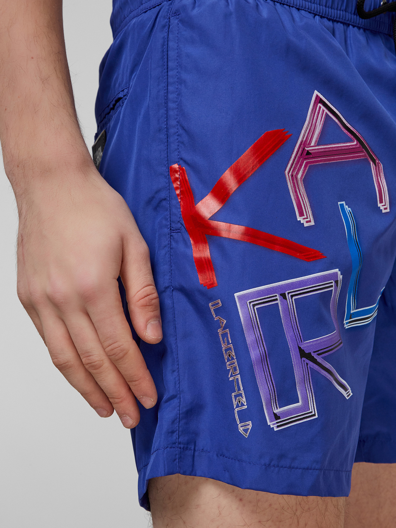 Шорты для плавания Karl Lagerfeld модель KL21MBM04;NAVY Фото