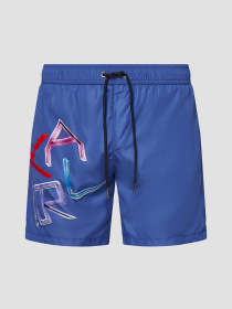 Шорты для плавания Karl Lagerfeld модель KL21MBM04;NAVY Фото