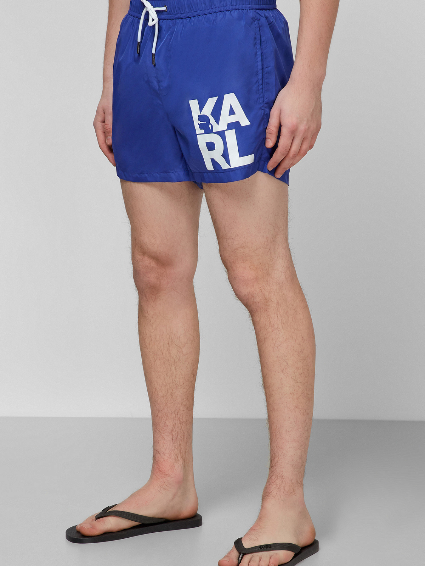Шорты для плавания Karl Lagerfeld модель KL21MBS02;NAVY Фото