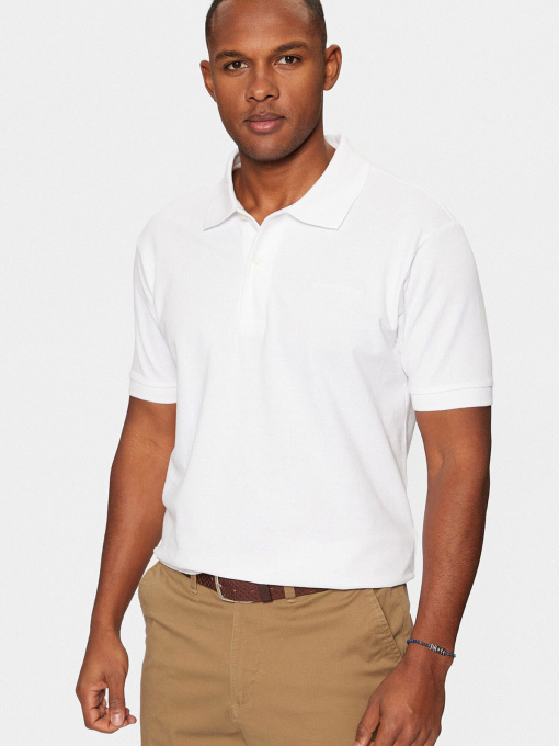 Мужское белое поло модель M4BP29.KCJV1;G011 Фото