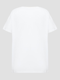 Мужская белая футболка модель M4GI70.KC9X0;G011 Фото