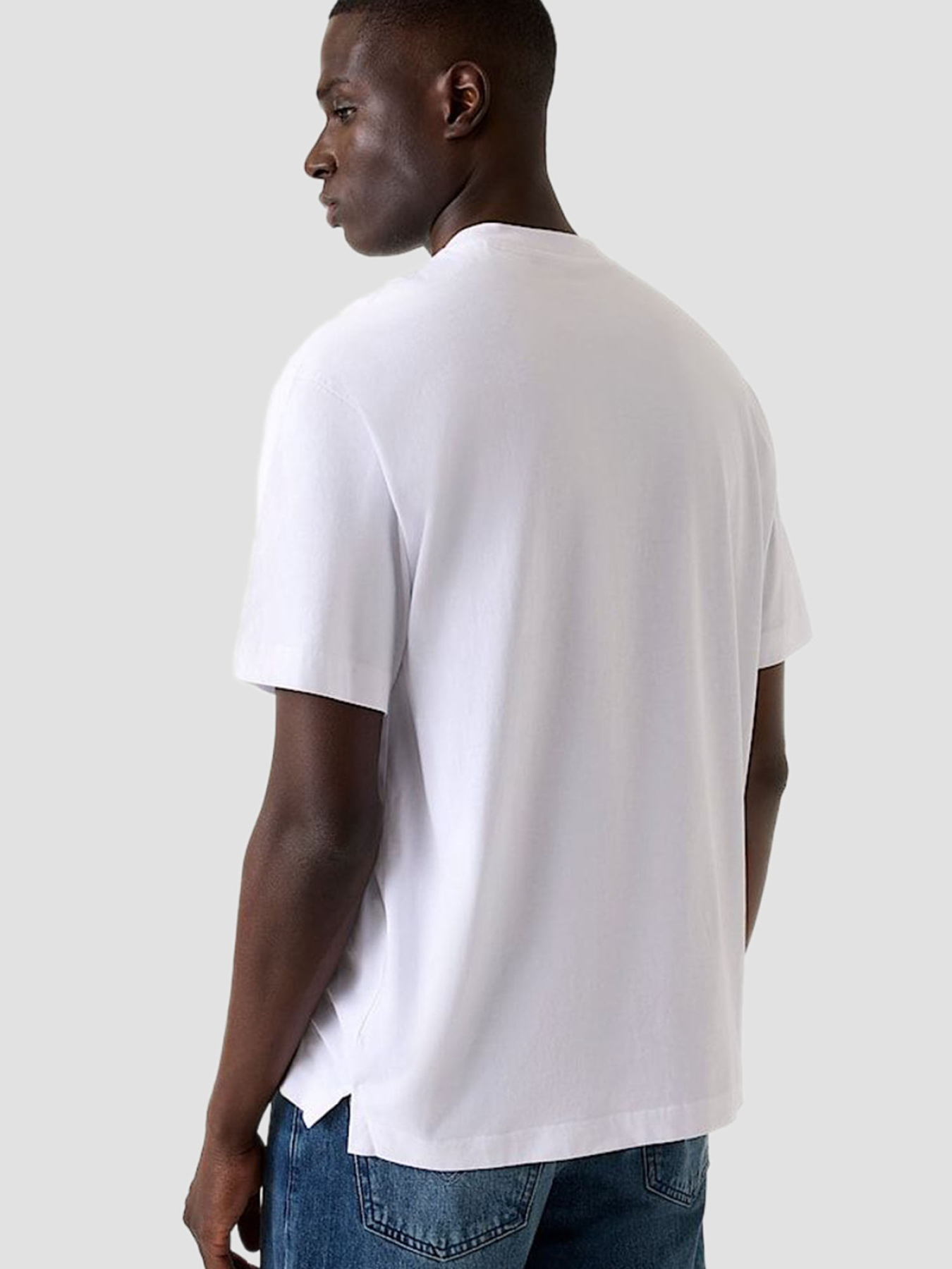Мужская белая футболка модель M6RI25.I3Z14;G011 Фото