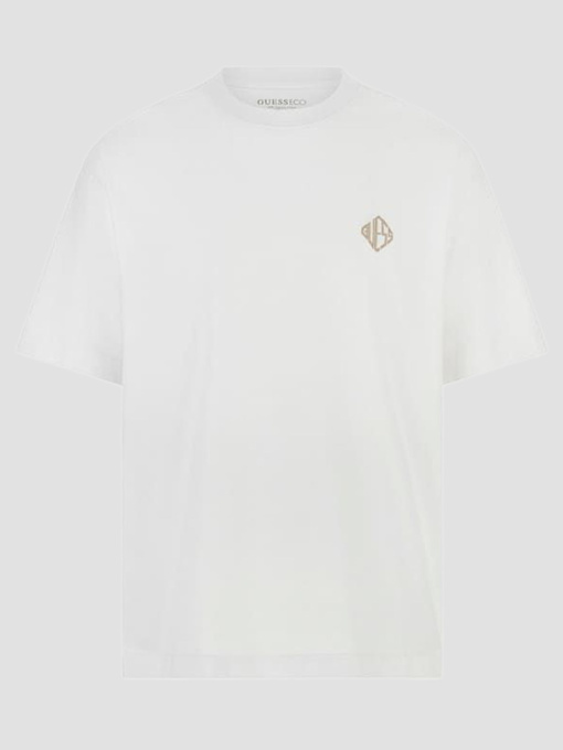 Мужская белая футболка модель M6RI25.I3Z14;G011 Фото