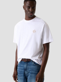 Мужская белая футболка модель M6RI25.I3Z14;G011 Фото