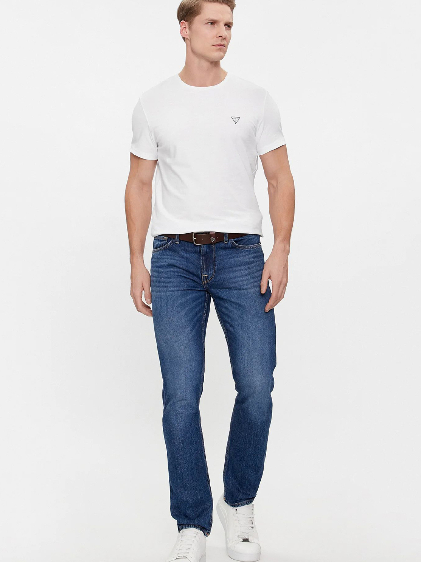 Мужская белая футболка (2 шт) модель U97G02.KCD31;A009 Фото