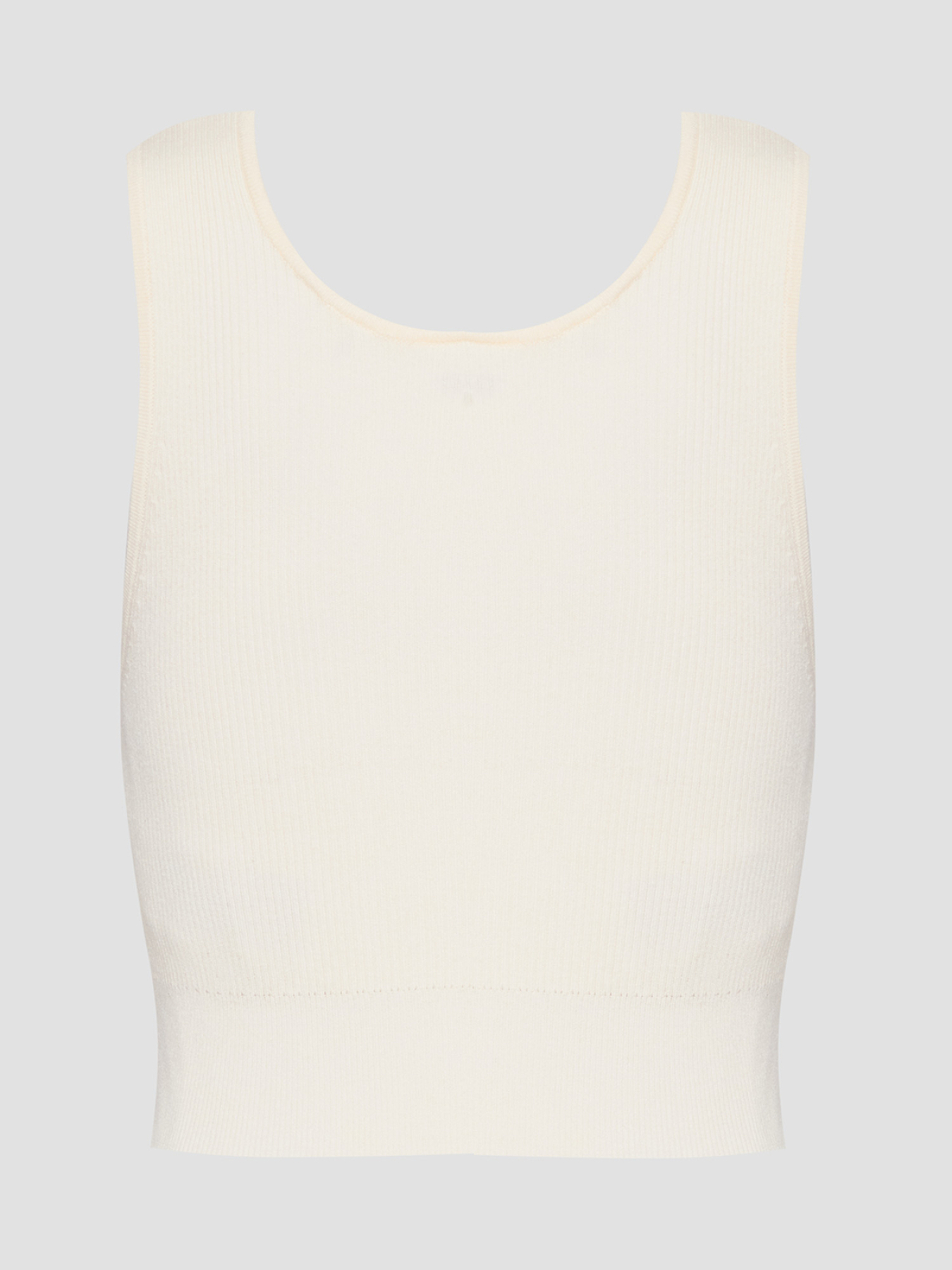 Женский белый топ модель V5BP05.Z3JD2;G047 Фото