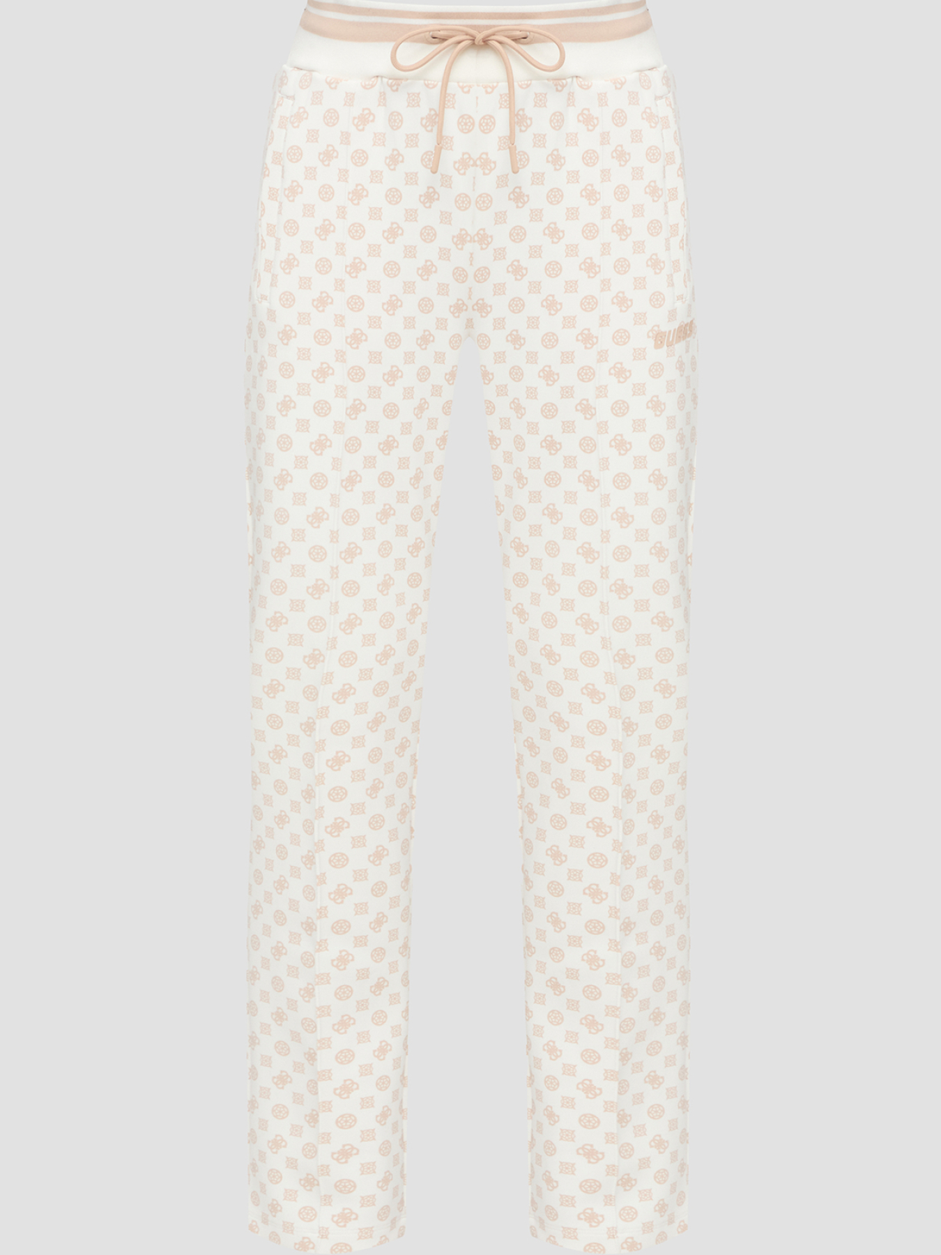 Женские белые спортивные брюки с узором модель V5YB20.KB212;P0OR Женские белые спортивные брюки с узором модель V5YB20.KB212;P0OR Фото