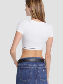 Женский белый топ модель W5YZ02.KBBU1;G011 Фото