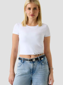 Женский белый топ модель W6GP11.K2933;G011 Фото