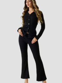 Повседневные штаны GUESS модель W6RB16.KD032;JBLK Фото