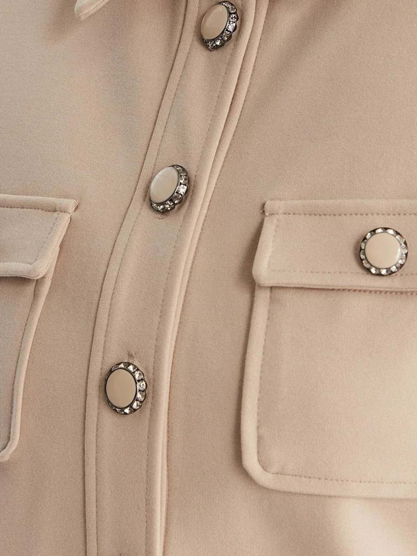 Женская бежевая рубашка модель W6RH83.KCMU2;G1FG Фото