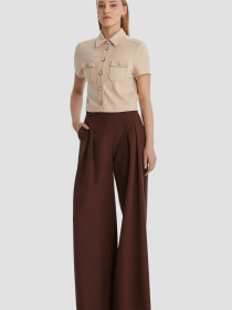 Женская бежевая рубашка модель W6RH83.KCMU2;G1FG Фото