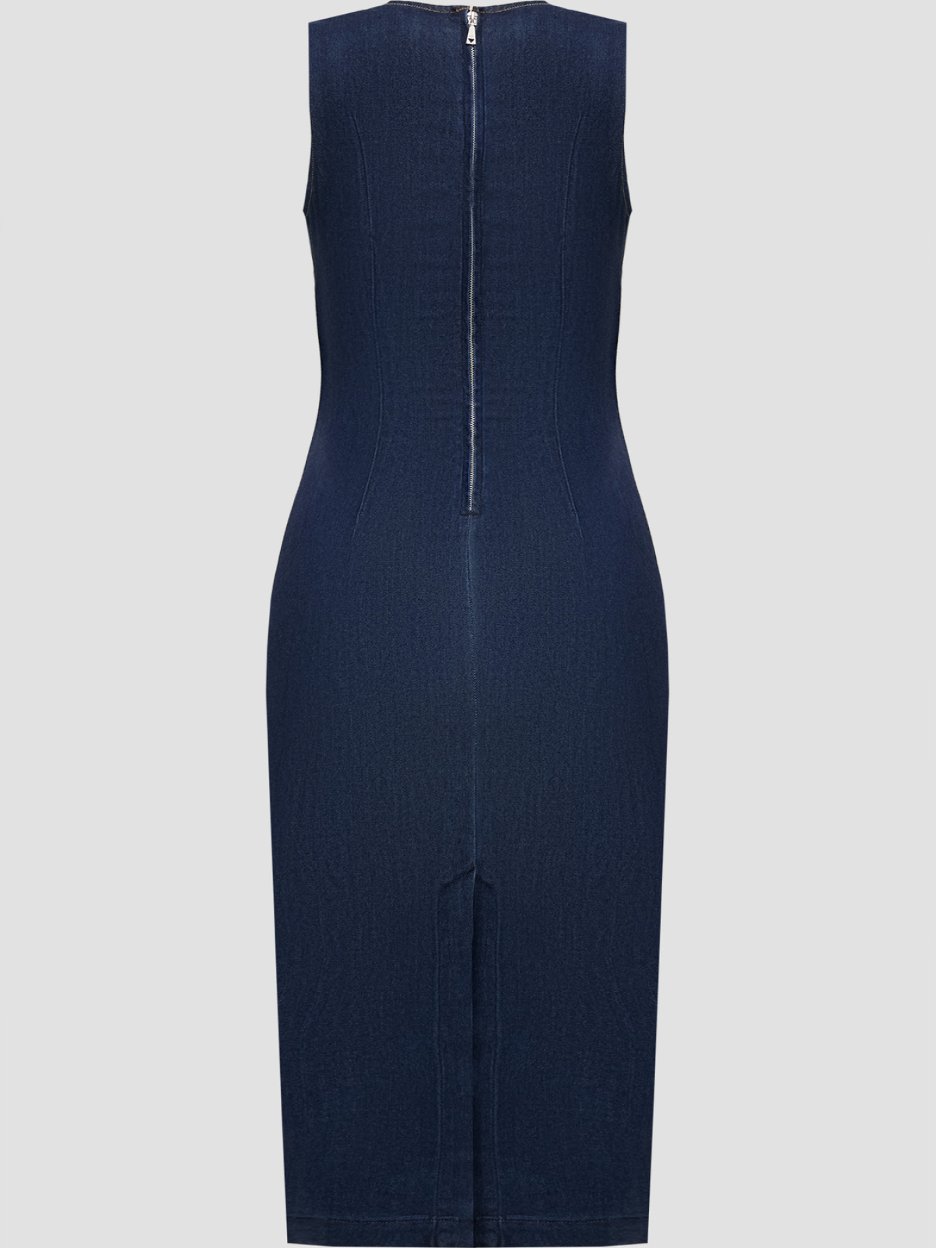 Женское темно-синее джинсовое платье модель W6RK72.D6980;OKLN Фото