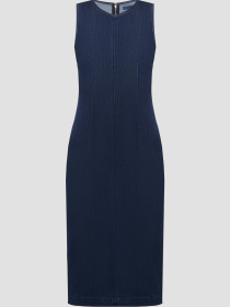 Женское темно-синее джинсовое платье модель W6RK72.D6980;OKLN Фото