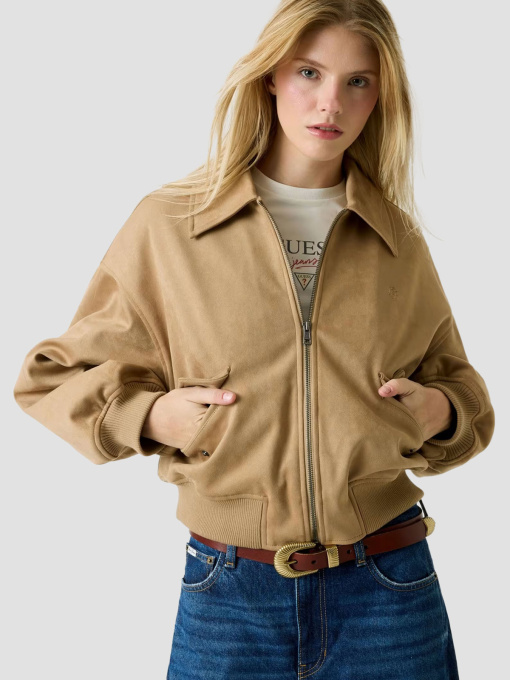 Женская бежевая куртка модель W6RL36.WJ842;G1FE Фото