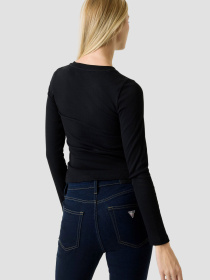 Лонгслив Guess Jeans модель W6RP22.KA0H1;JBLK Фото