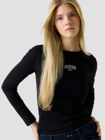 Лонгслив Guess Jeans модель W6RP22.KA0H1;JBLK Фото