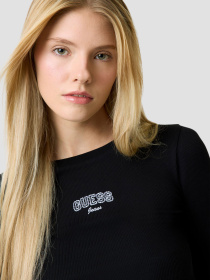 Лонгслив Guess Jeans модель W6RP22.KA0H1;JBLK Фото