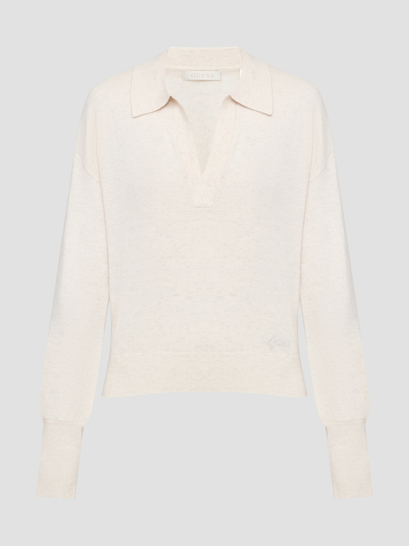 Женское бежевое поло модель W6RR63.Z3PK0;H72H Фото